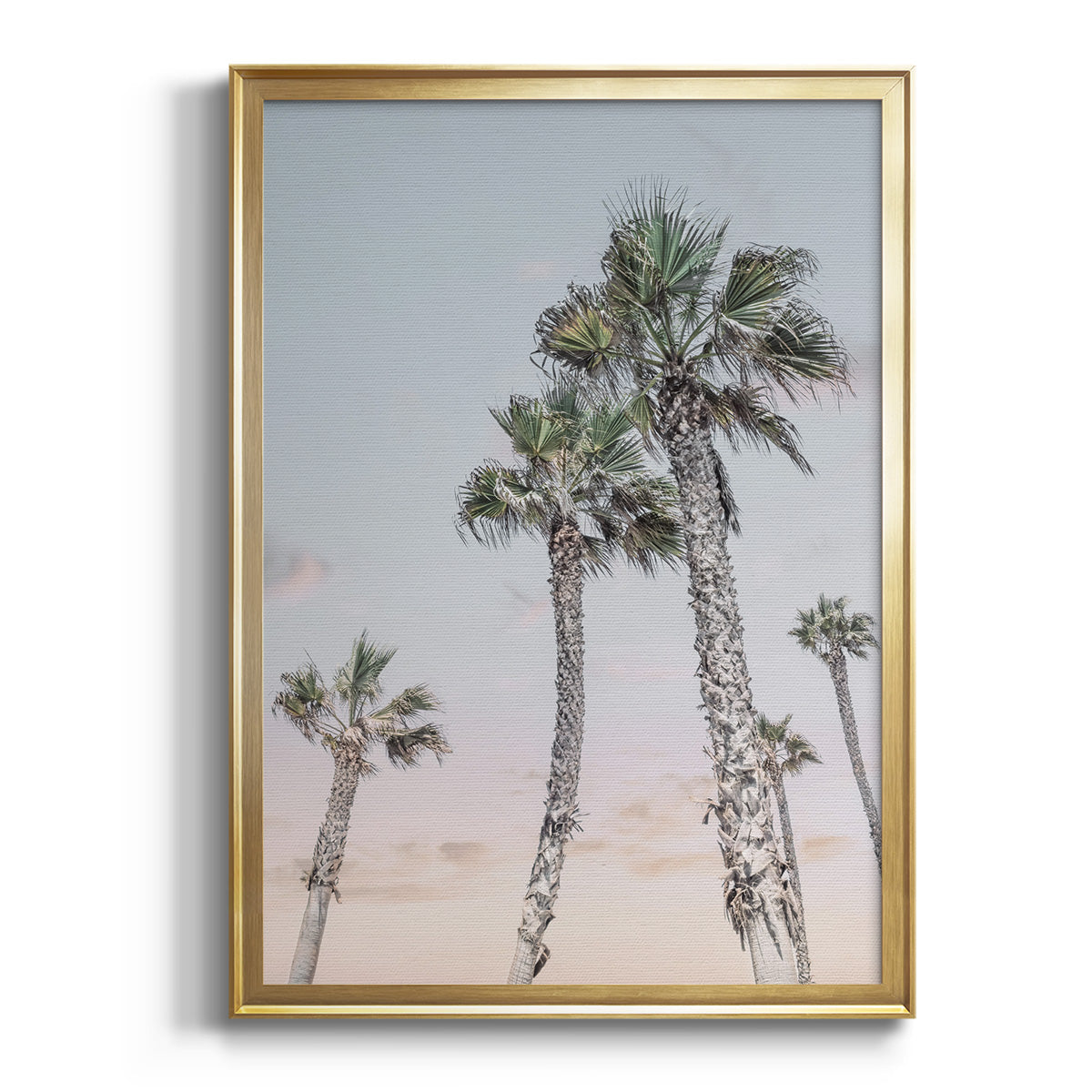 Palms Up - Modern Framed Canvas Print