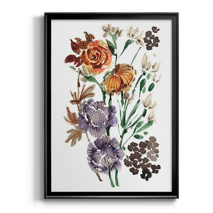 Garden Bouquets I - Modern Framed Canvas Print