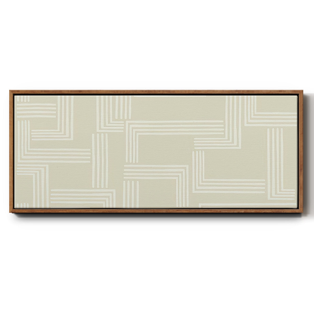 Roll Crossing IV - Floater Framed Canvas Print