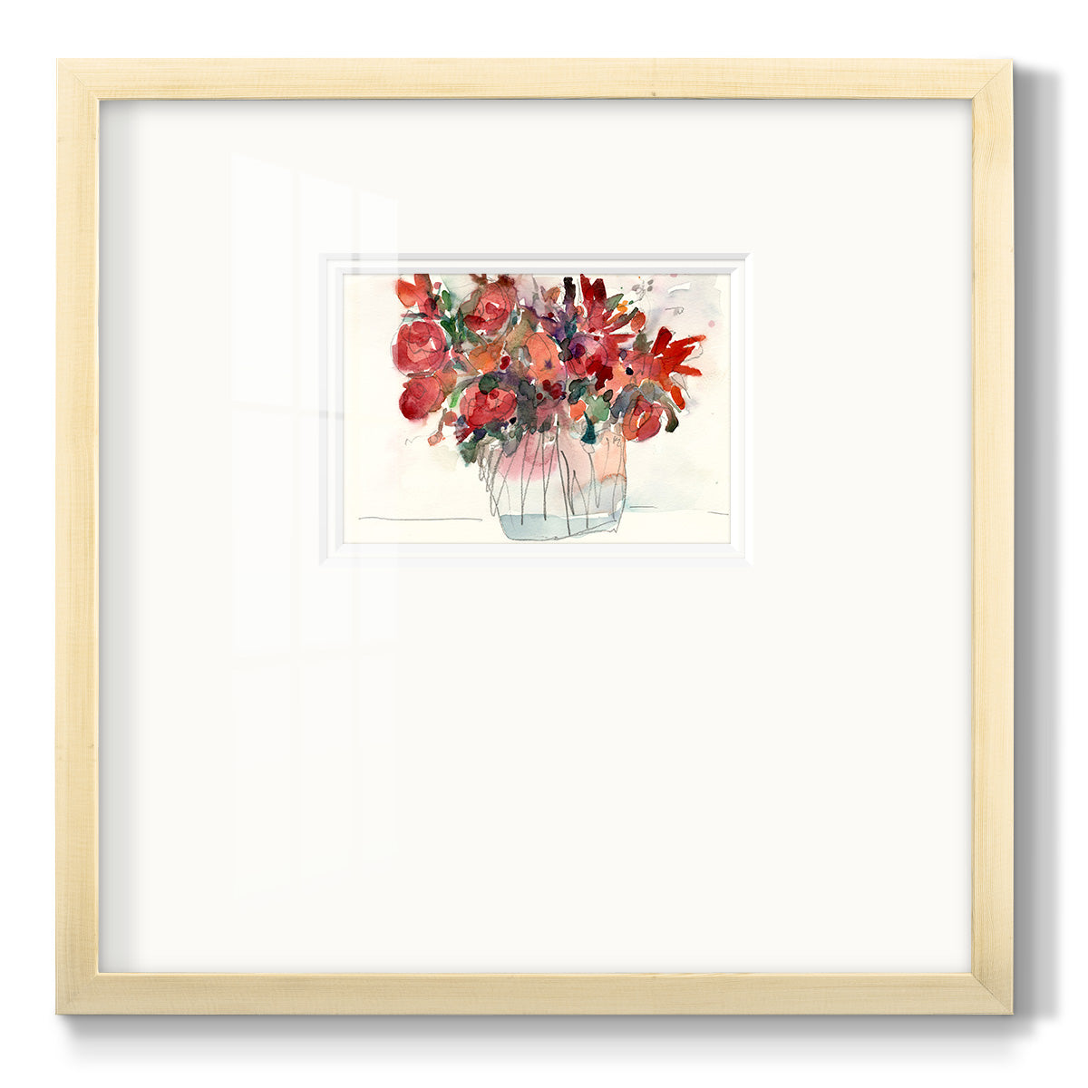 The Small Bunch I - Double Matboard Framed Print