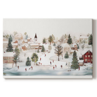 Frostlit Icicles Serenade - Canvas Art Print