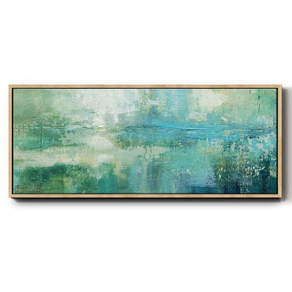 Lily Lake - Floater Framed Canvas Print