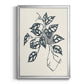 Growing Leaves III - Modern Framed Canvas Print