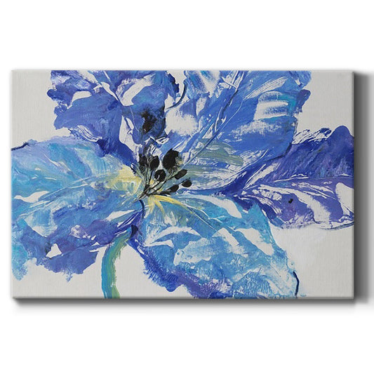 Fleur Bleue I - Canvas Art Print