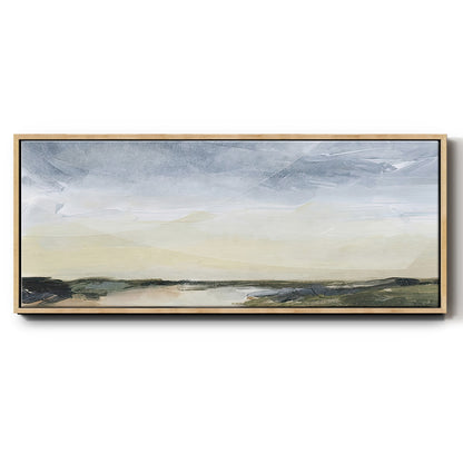 Green Ridge II - Floater Framed Canvas Print