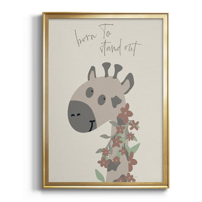 Born To Stand Out - Modern Framed Canvas Print