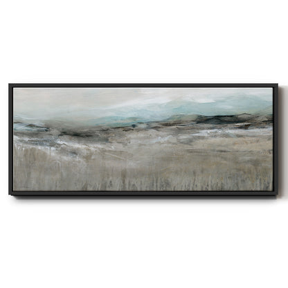 Distant Foothills - Floater Framed Canvas Print
