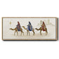 Away in a Manger Collection D - Floater Framed Canvas Print