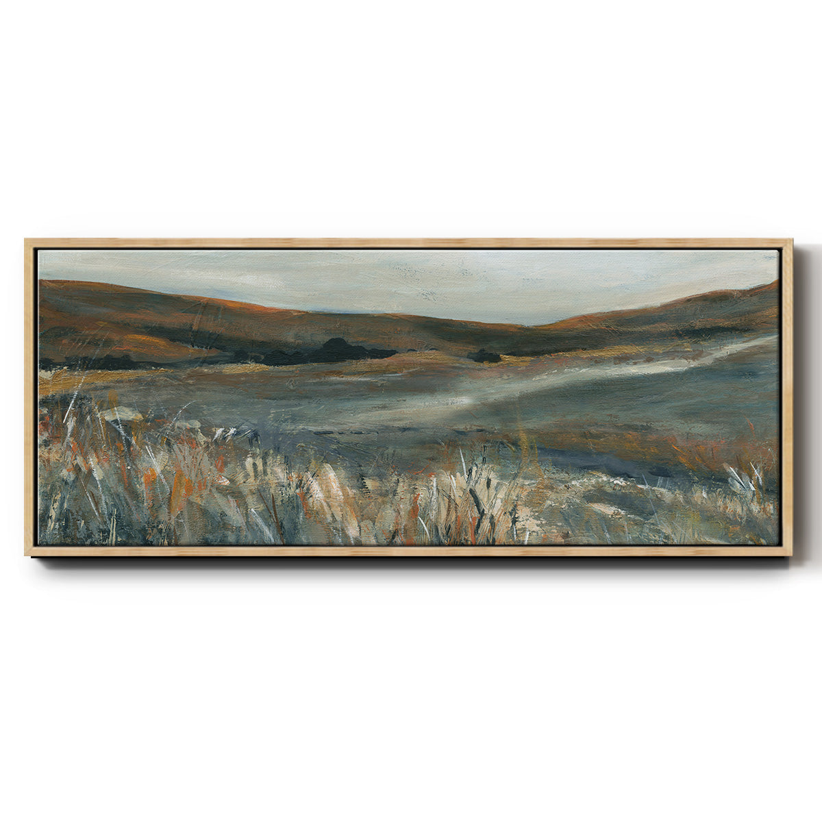 Copper Sunset - Floater Framed Canvas Print