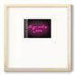 Neon Love I - Double Matboard Framed Print
