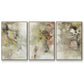 Soft Inspiration I - Framed Premium Gallery Wrapped Canvas L Frame 3 Piece Set - Ready to Hang