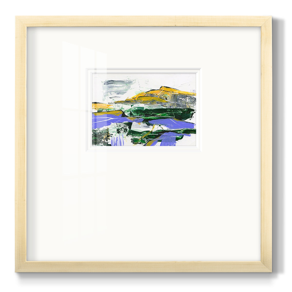 Silent Mountain VI Premium Framed Print Double Matboard