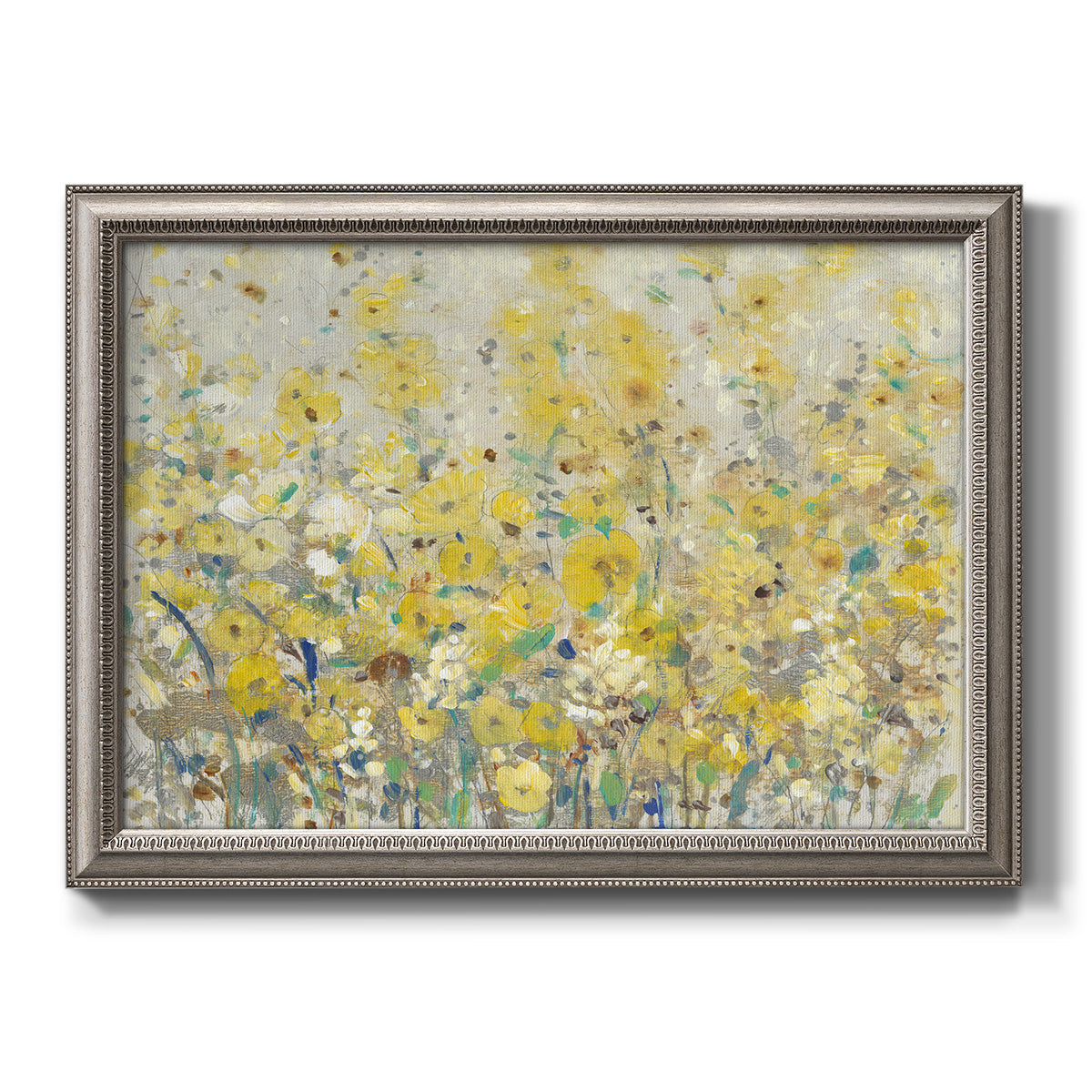 Cheerful Garden II Premium Framed Canvas- Ready to Hang