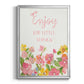 Little Things - Modern Framed Canvas Print