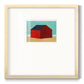 Big Red One III - Double Matboard Framed Print