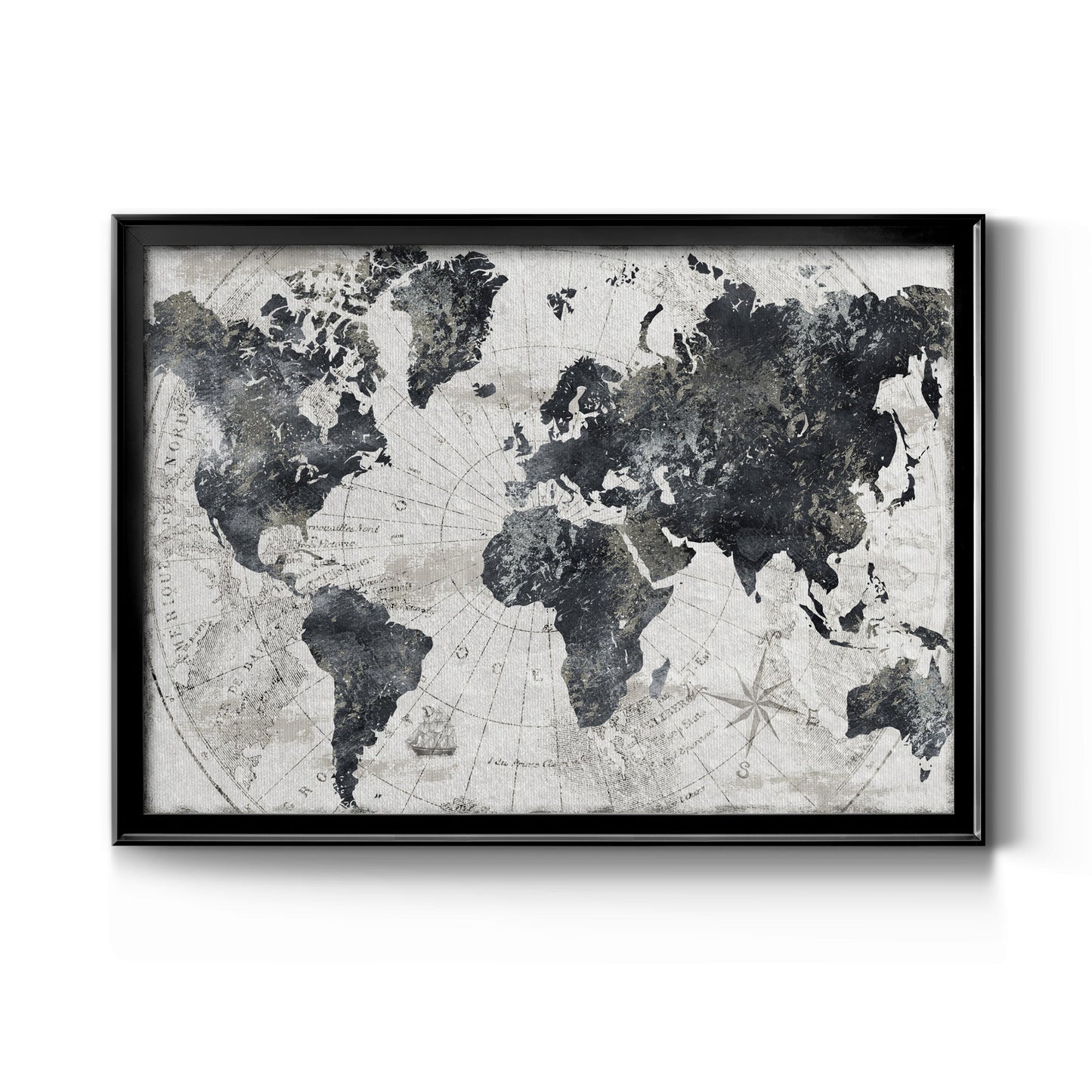 Modern Atlas Premium Classic Framed Canvas - Ready to Hang