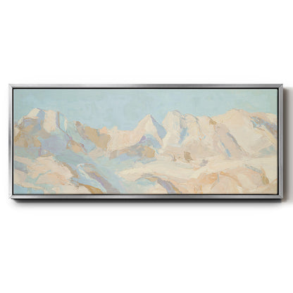 Mountain Scape - Floater Framed Canvas Print
