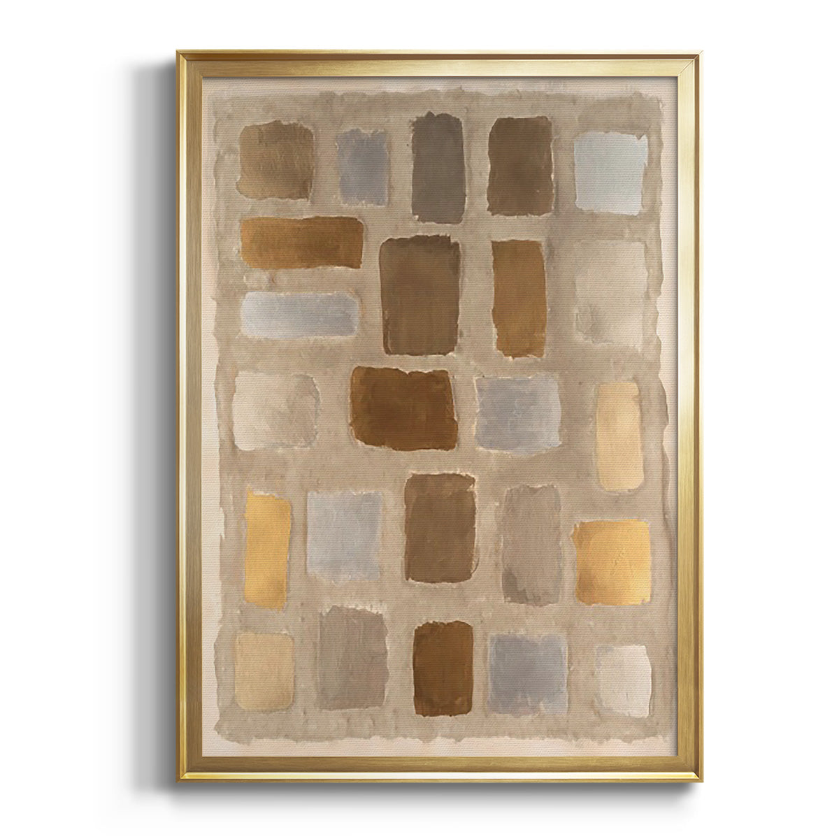 Sand Shaped I - Modern Framed Canvas Print