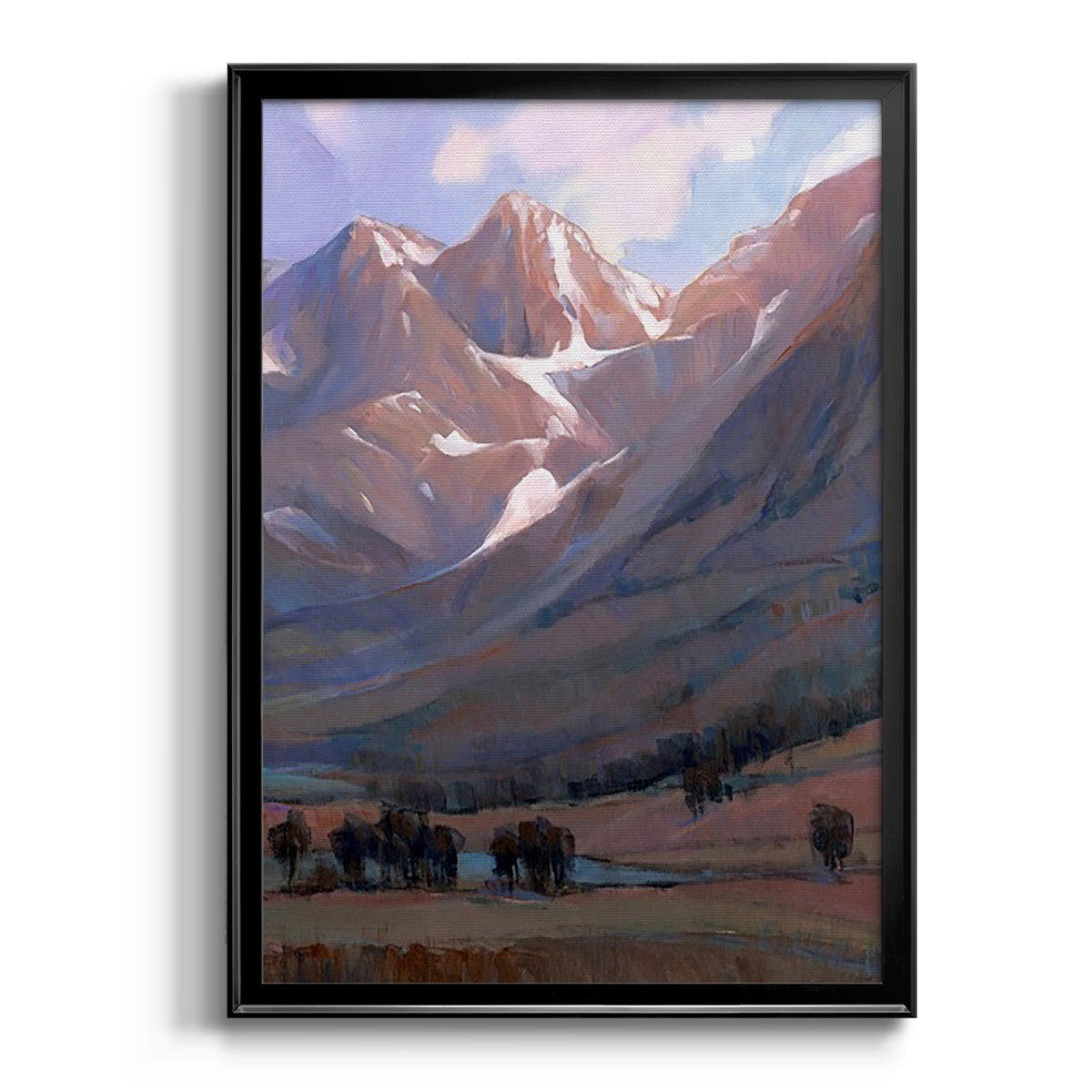 Epic II - Modern Framed Canvas Print