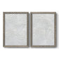 Sandstone Grooves I - Premium Framed Canvas 2 Piece Set - Ready to Hang