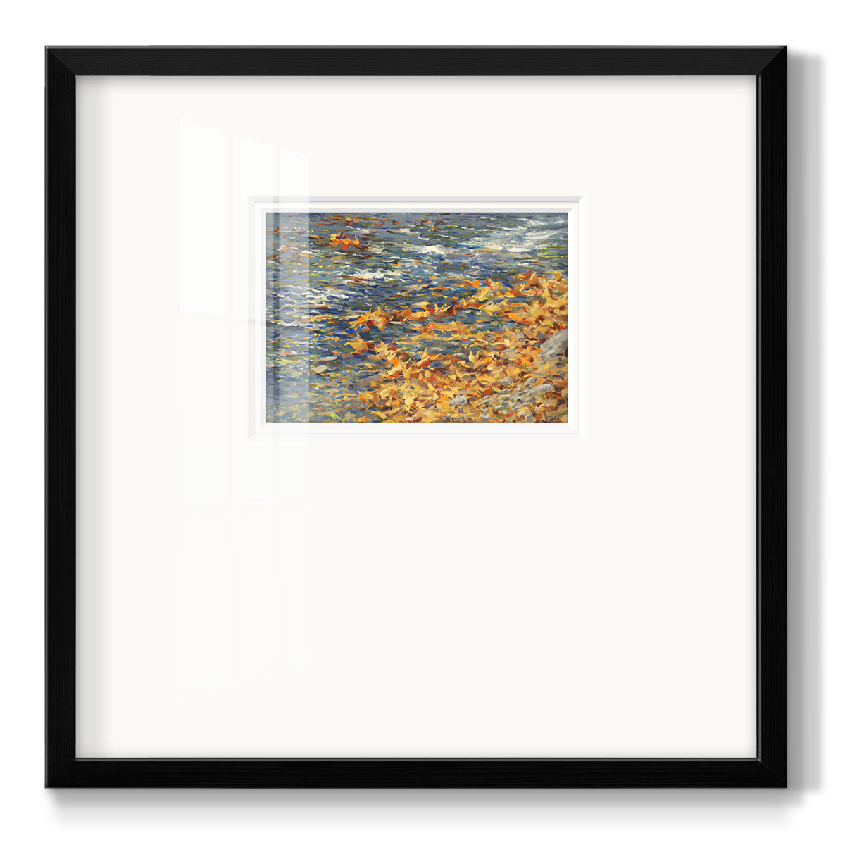 Autumn Creek - Double Matboard Framed Print