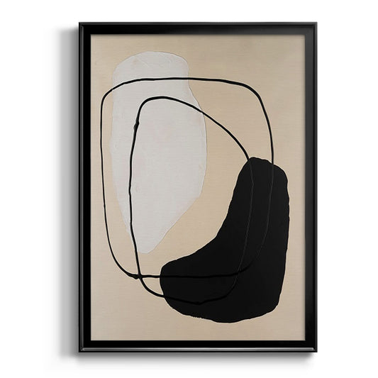 Avant Mod I - Modern Framed Canvas Print