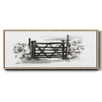 European Farm Collection XIII - Floater Framed Canvas Print