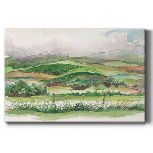 Bennachie Rain I Premium Gallery Wrapped Canvas - Ready to Hang