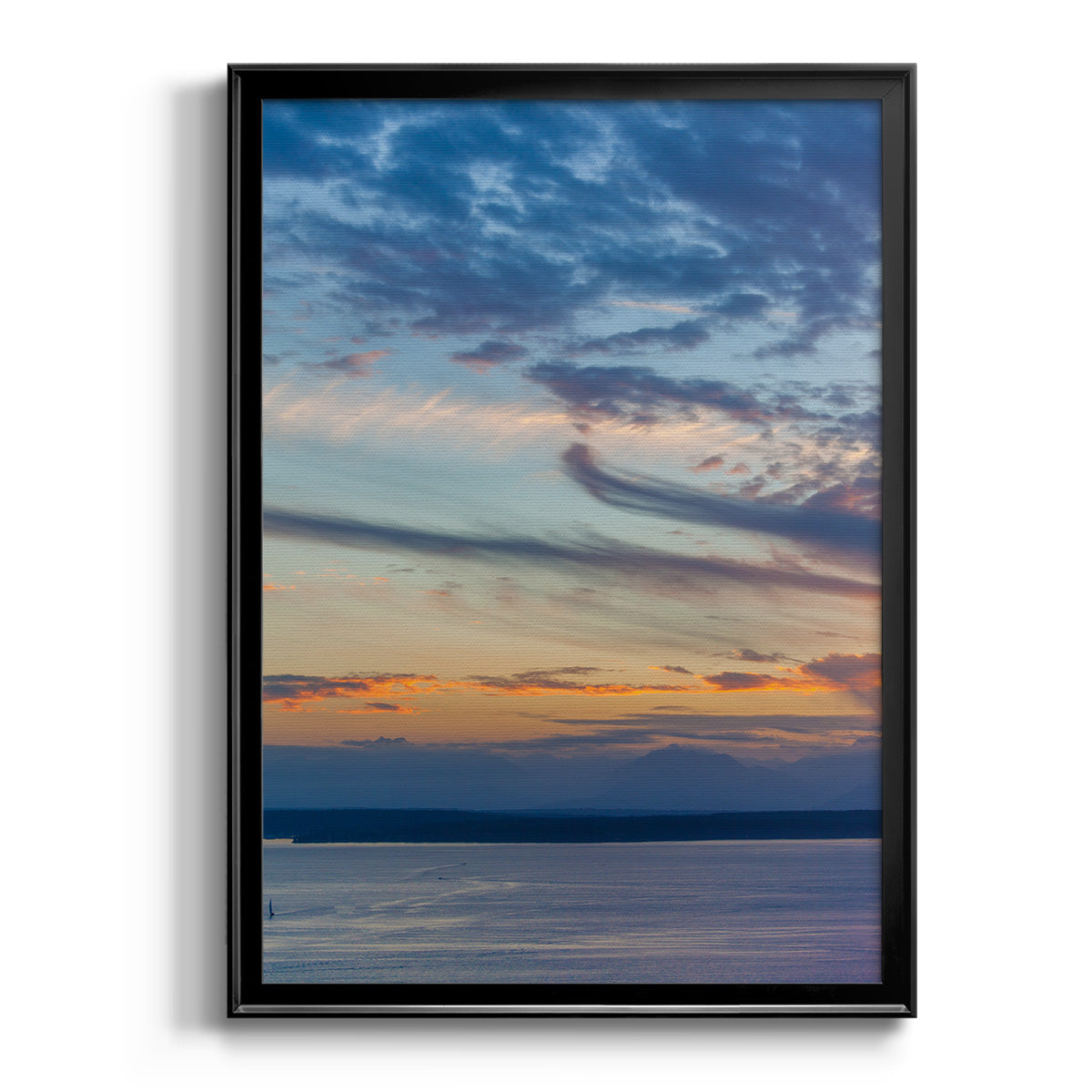 Cloud Variations - Modern Framed Canvas Print