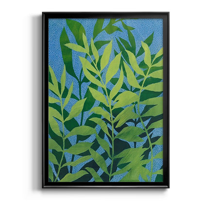 Ocean Vines II - Modern Framed Canvas Print
