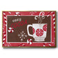 Cozy Cocoa Christmas Collection A - Framed Gallery Wrapped Canvas in Floating Frame