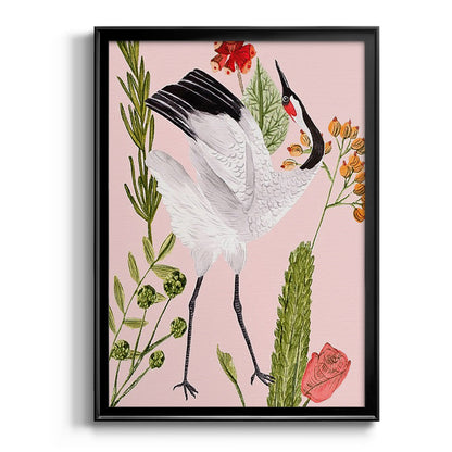 Birds in Motion VI - Modern Framed Canvas Print