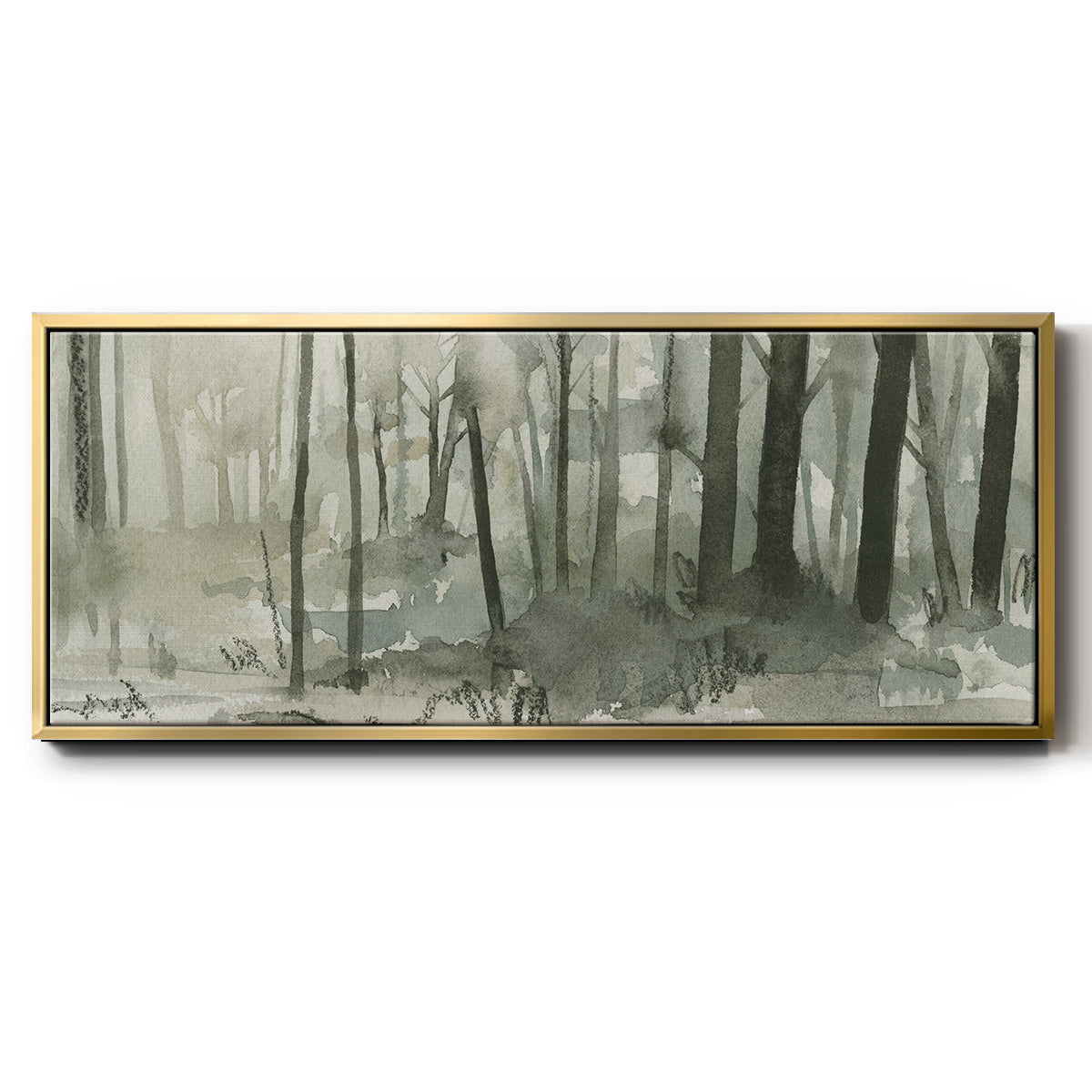Into the Woods II - Floater Framed Canvas Print