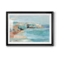 Turquoise Cliff Wall I Premium Framed Print - Ready to Hang