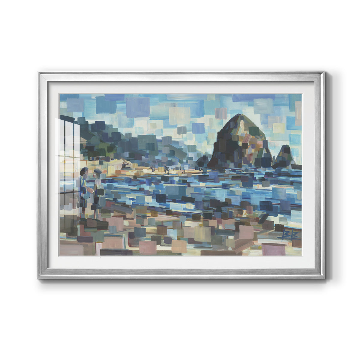 Evening in Cannon Beach - Modern Framed Art Print