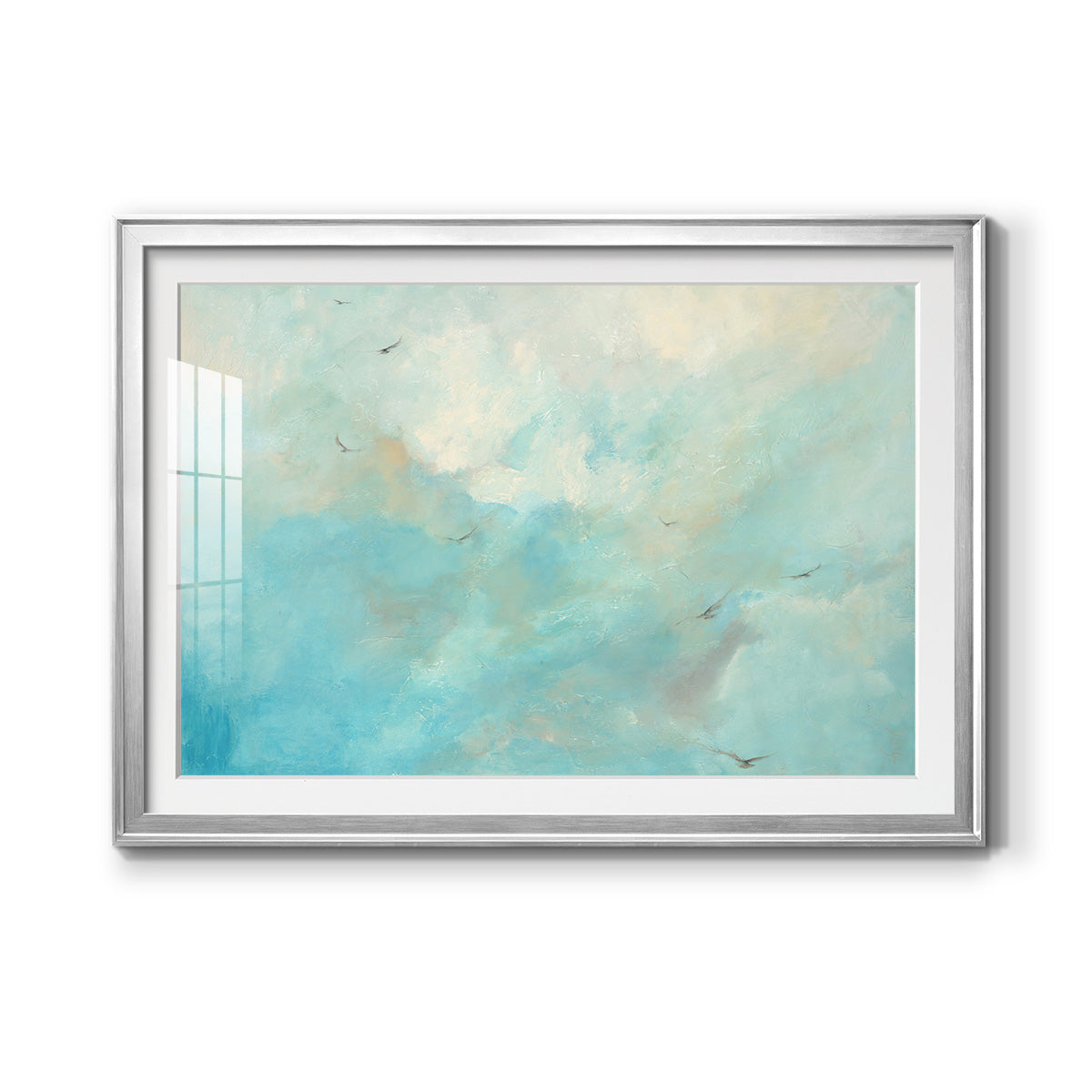 Flying Home  Premium Framed Print - Ready to Hang