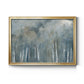 Birch Solitude - Modern Framed Canvas Print