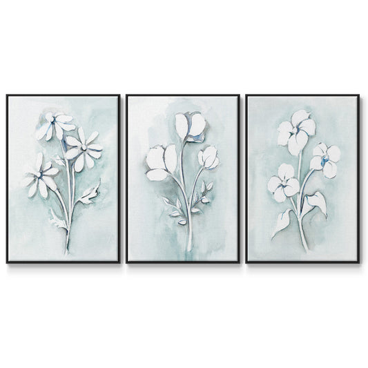 Bohemian Blue I - Floater Framed Canvas Set