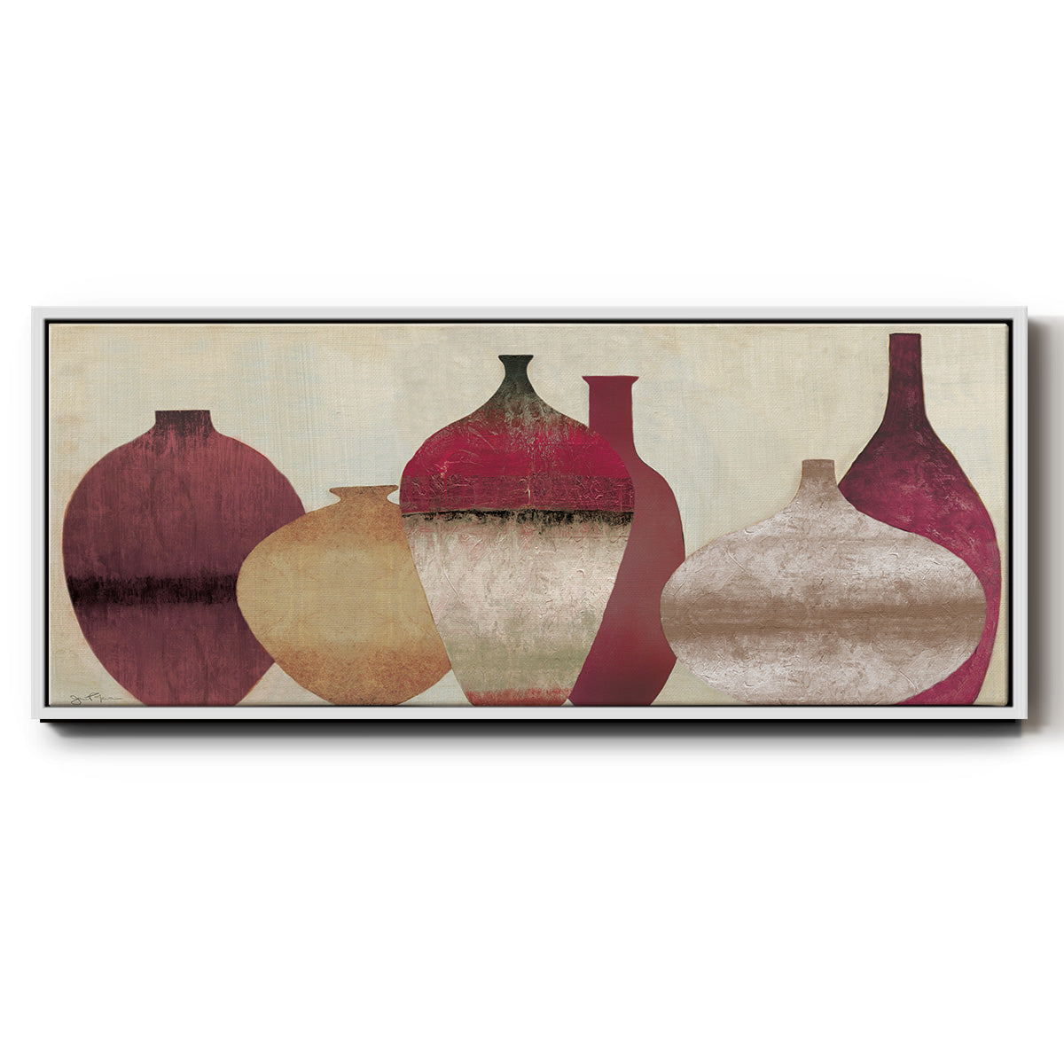 Auburn Vessels - Floater Framed Canvas Print