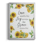 Grace Given Here - Modern Framed Canvas Print