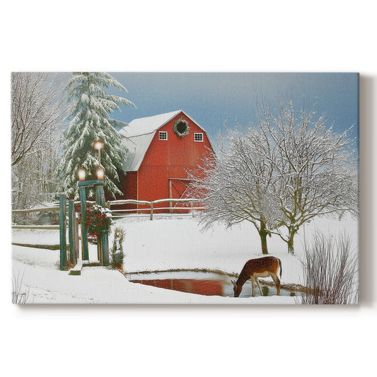 Silver Twilight Carol - Canvas Art Print