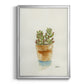 Succulent III - Modern Framed Canvas Print