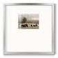Ridge Grazing - Double Matboard Framed Print