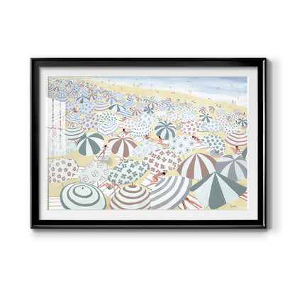 Subtle Beach - Modern Framed Art Print