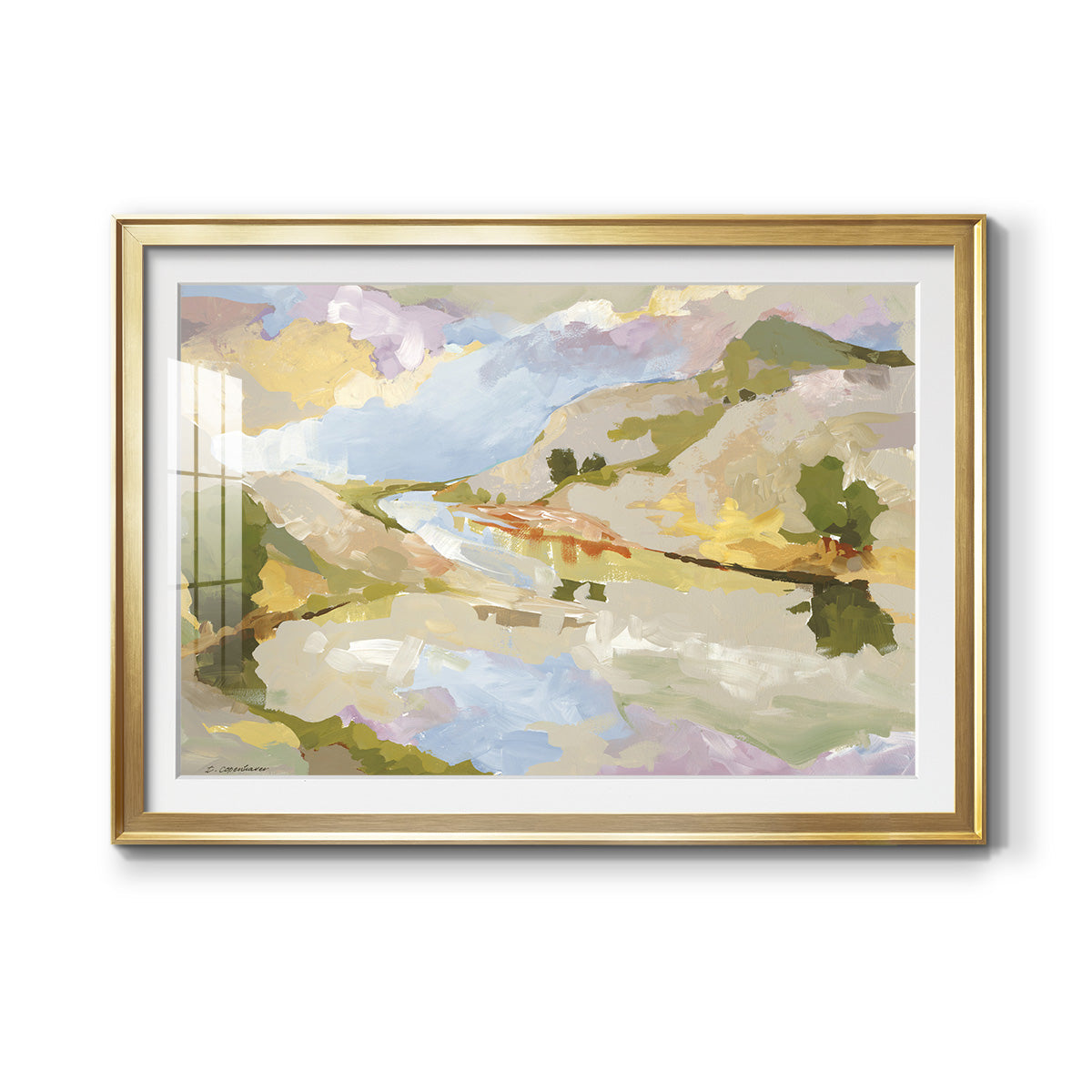 Uplands II Premium Framed Print - Ready to Hang