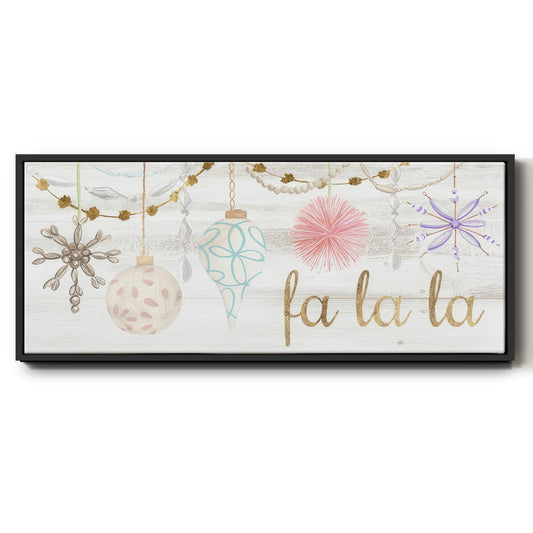 Elegant Ornaments Collection D - Floater Framed Canvas Print