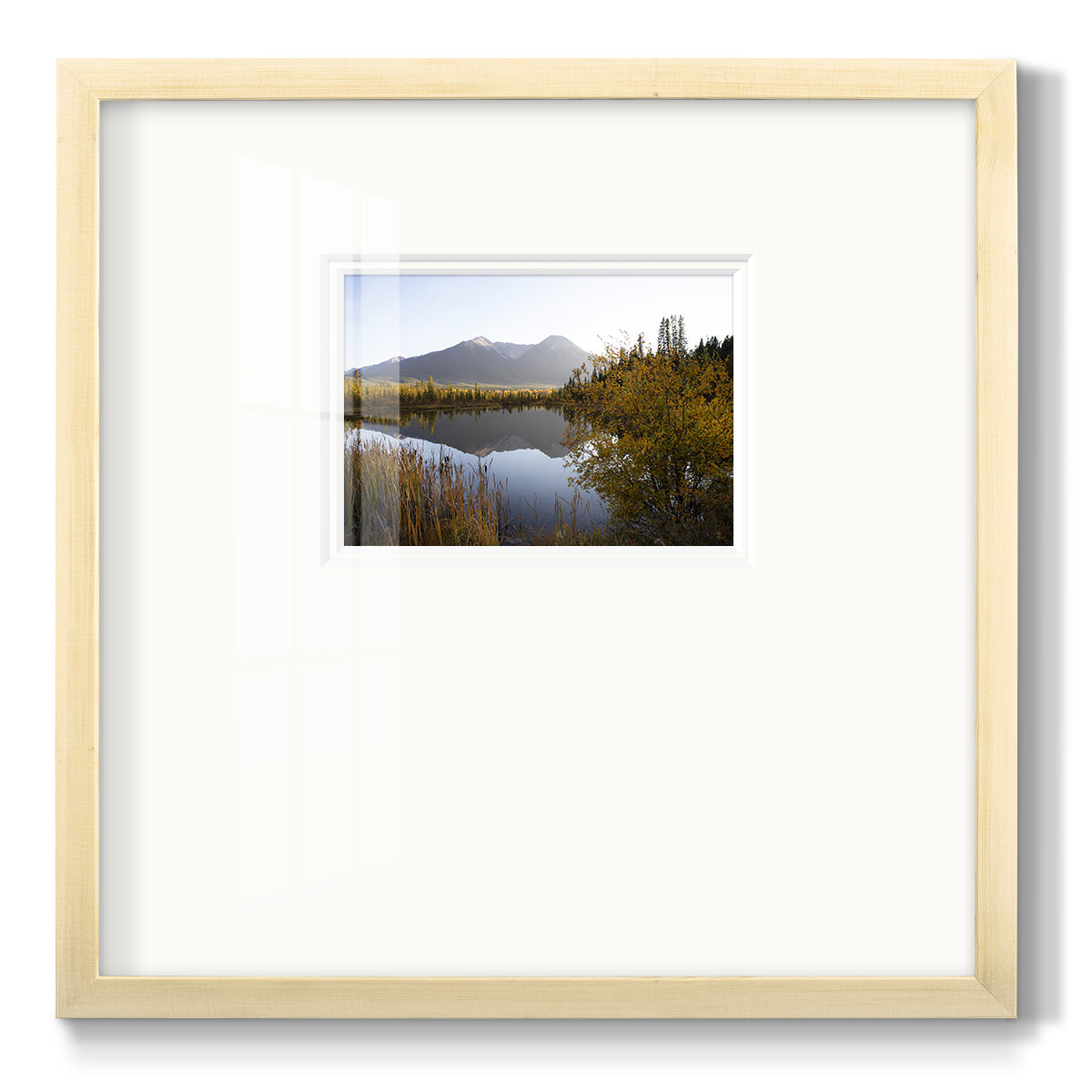 Low Light on Vermillion - Double Matboard Framed Print