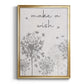 Make A Wish - Modern Framed Canvas Print