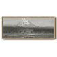 Mount Hood from the Columbia - Floater Framed Canvas Print