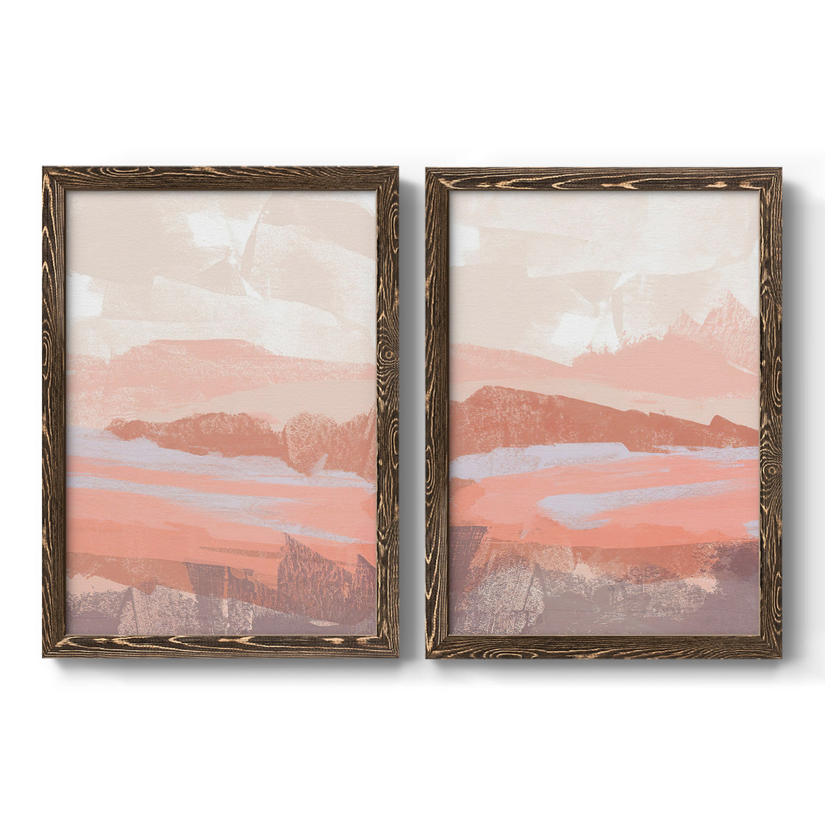 Dusty Desert I - Premium Framed Canvas 2 Piece Set - Ready to Hang